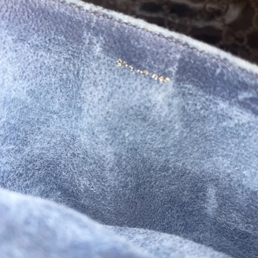 Vintage Gucci GG Monogram Navy-blue Clutch Purse W/ Dust Bag - Picture 9 of 9